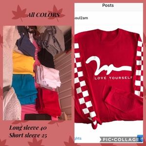 Shirts different color or size